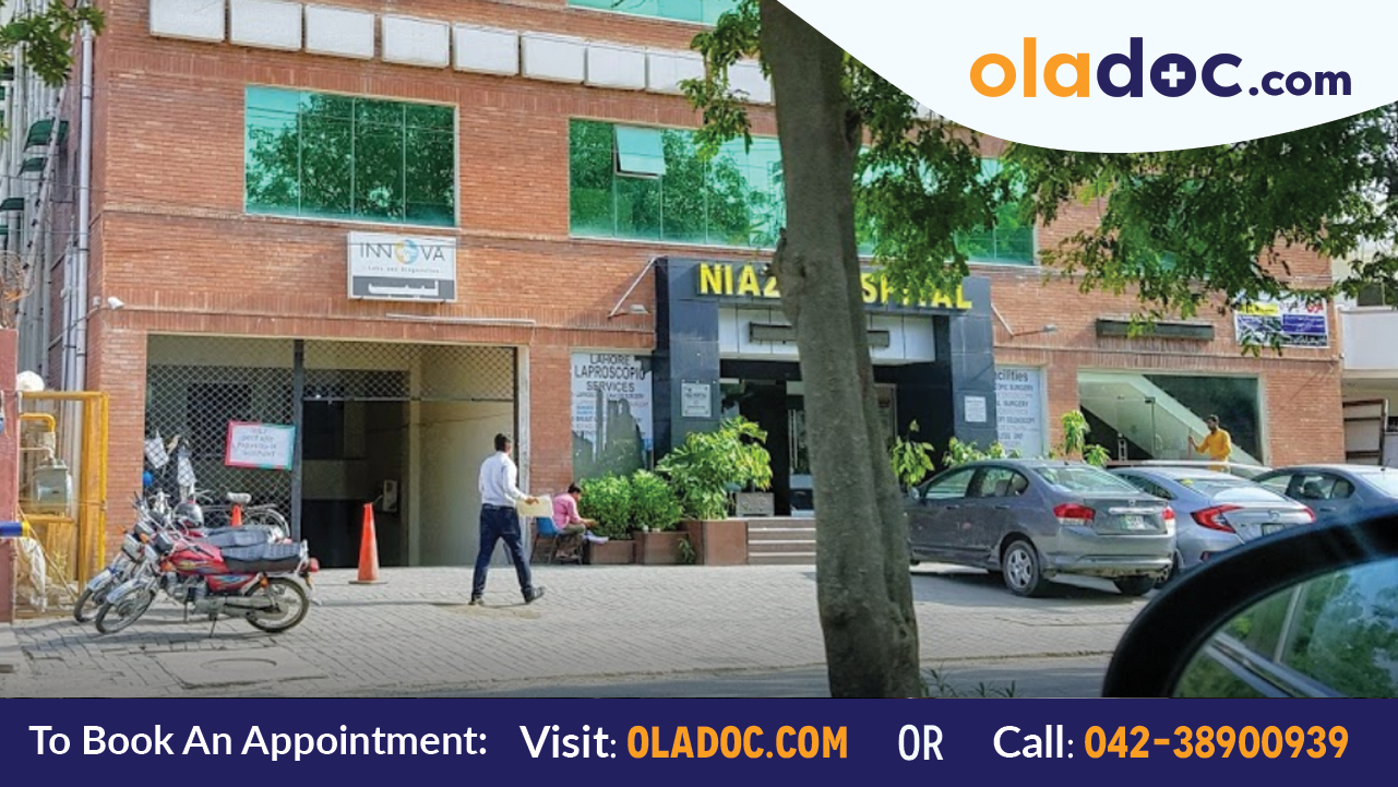 Front View of Niazi Hospital Lahore